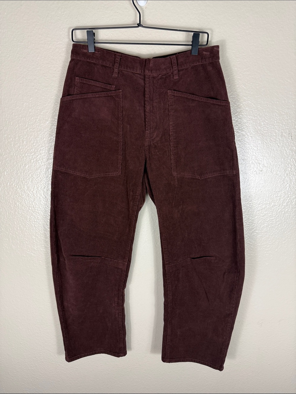 Nili Lotan Shon Corduroy Pant Merlot - Picture 5 of 7